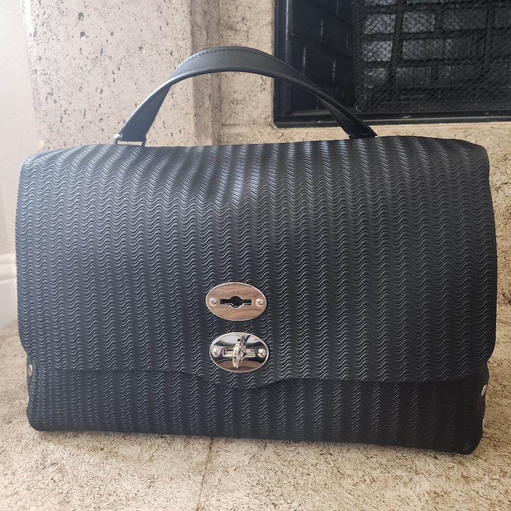 Zanellato POSTINA Brandine Black wave pattern
